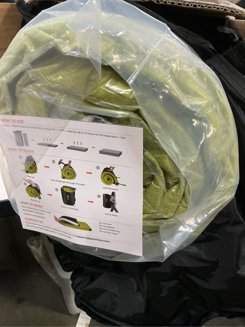 Condition photo showing New/Like New for (Similar)3 Inch GAIALOOP Thick Memory Foam Camping Mattress Sleeping Pad [Car/Tent/Cot] Glamping Portable Floor Mat Roll Up Futon Mattress for Guests Sleepover