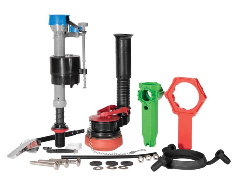 Fluidmaster K-400H-021 Universal 2  Everything Toilet Repair Kit with Installation Tools  New  1-Pack  Weight 1.97 lbs.