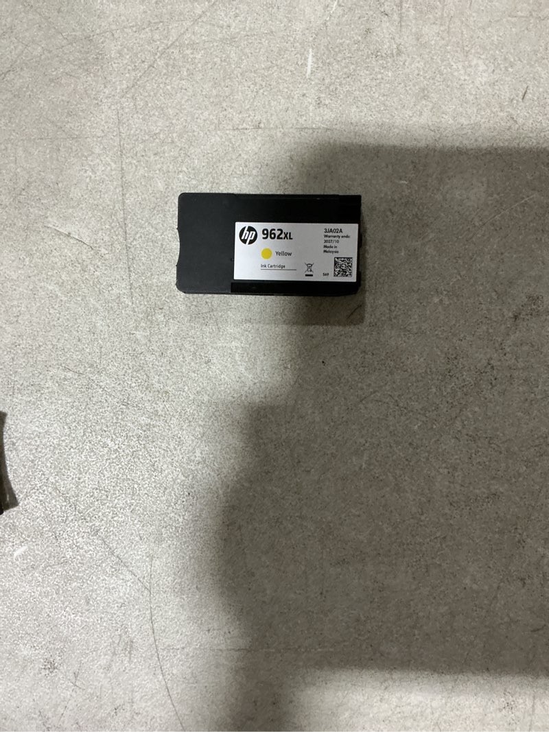 Condition photo showing As Is for hp 962xl yellow high-yield ink cartridge | works with hp officejet 9010 series, hp officejet pro 9010, 9020 series | eligible for instant ink | 3ja02an, magenta