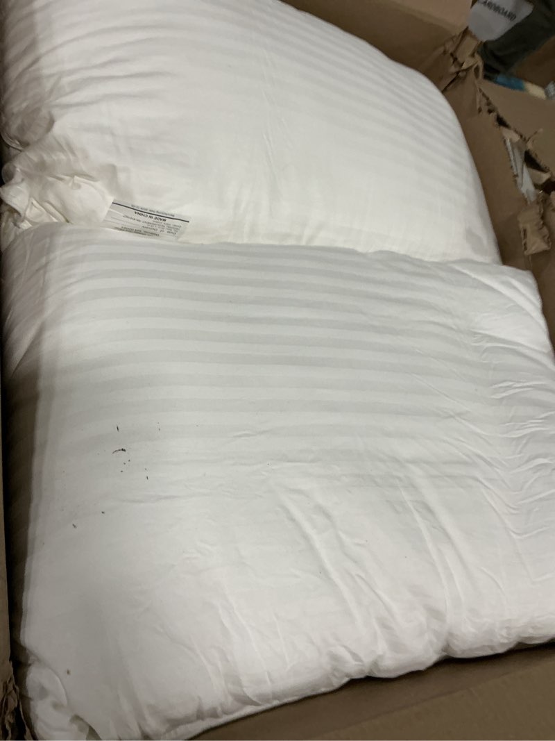 Condition photo showing Good Condition for Beckham Hotel Collection Bed Pillows Standard/Queen Size Set of 2 - Original Soft Down Alternative P