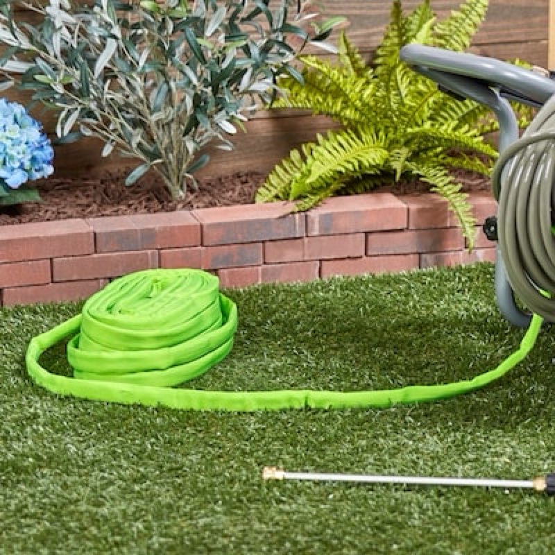 zero-g pro teknor apex 3/4-in x 75-ft contractor -duty kink free woven green coiled hose