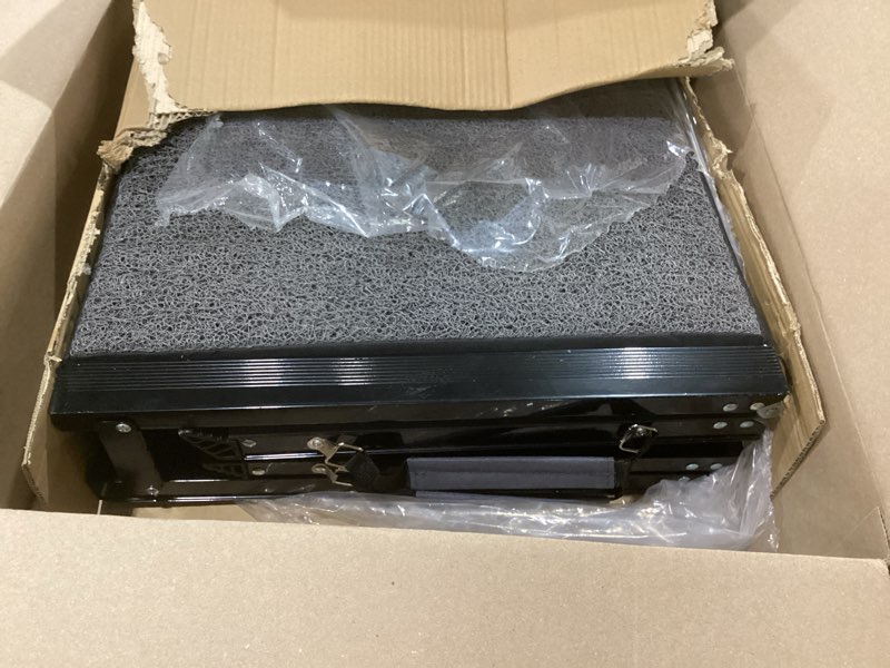 Condition photo showing New/Like New for Dog Ramp for Car, Pawlify 71" x 20" Dog Ramps for Large Dogs with Anti-Pinch Handle and Anti-Slip Rug Surface, Folding Dog Ramp Up to 250LBS, Portable Dogs Car Ramp for SUV, Trucks 71"L x 20"W