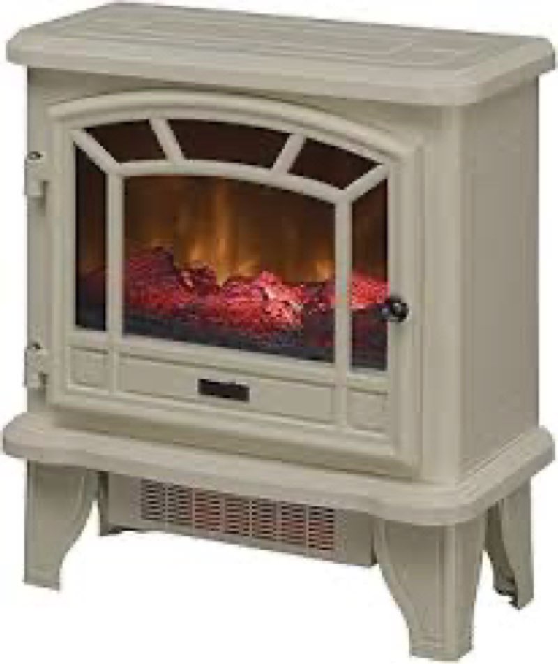 Duraflame Stove Heater with Infragen Heat & 3D Flame French Gray 