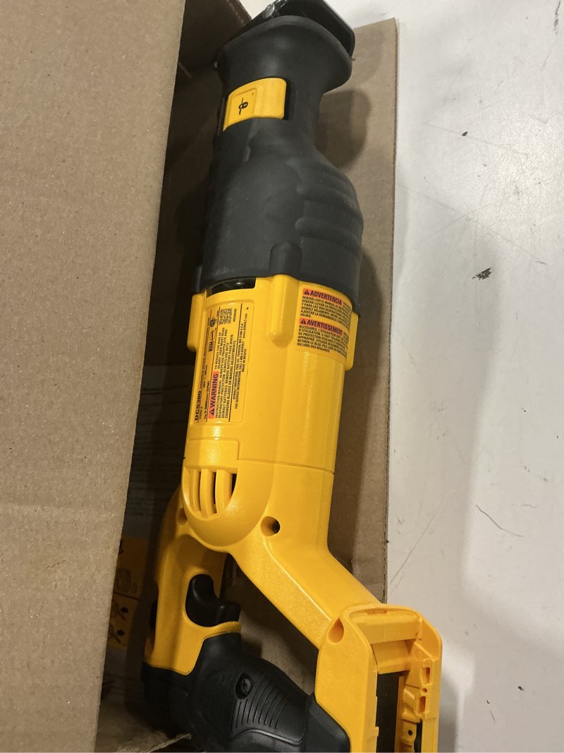 Condition photo showing Good Condition for DEWALT 20V MAX Reciprocating Saw, 3,000 Strokes Per Minute, Variable Speed Trigger, Bare Tool Only (DCS380B)