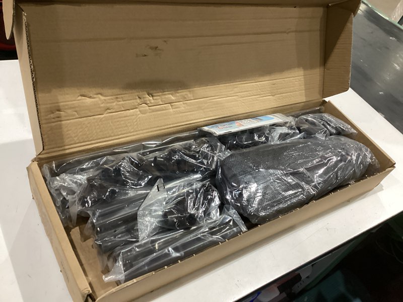 Condition photo showing Good Condition for essentially yours pool noodles holder, toys, floats, balls and floats equipment mesh rolling storage organizer bin, xxl, brown style 455119