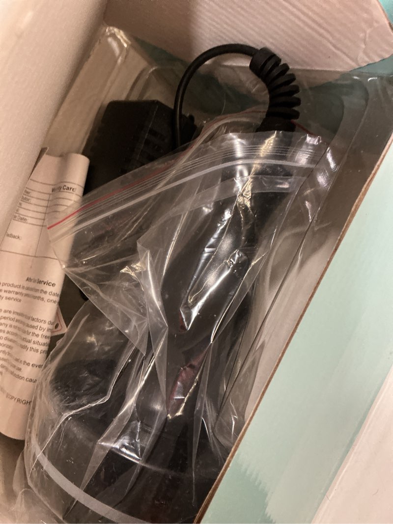Condition photo showing New/Like New for meridian brush, red light electric heating back massager for cellulite, radiant and smoother skin - with control panel and body brush