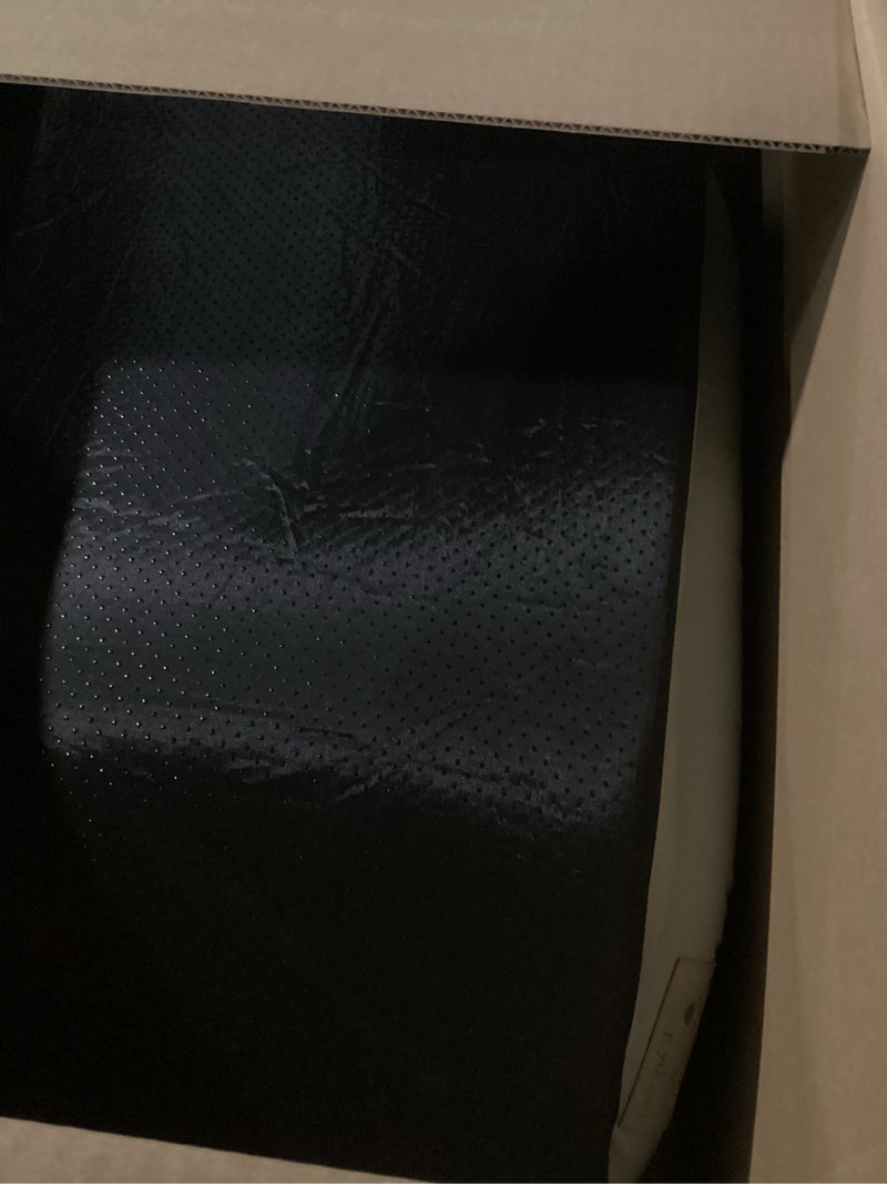 Condition photo showing As Is for Removable Orthopedic Dog Beds for Large Dogs, Leather Memory Foam Dog Sofa Bed, Waterproof Durable Dogs Bed Couch with Non Skid Bottom for All Pet Sizes (Silver Gray, Large) Silver Gray Large