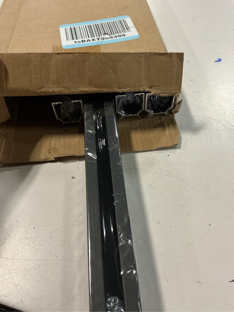 Condition photo showing Good Condition for jos & haz ceiling curtain track set – 3ft-13ft / 4 meter – premium heavy duty curtain track, ceiling mount and wall mount for room divider, living room, bedroom, office black 3 - 13 ft