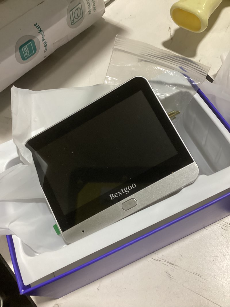 Condition photo showing Good Condition for peephole camera, 2k peephole camera for apartment door with 4.3" color monitor, 8000mah battery, 170° wide view, smart detection alerts, 2k night vision, pre-installed 64gb tf card