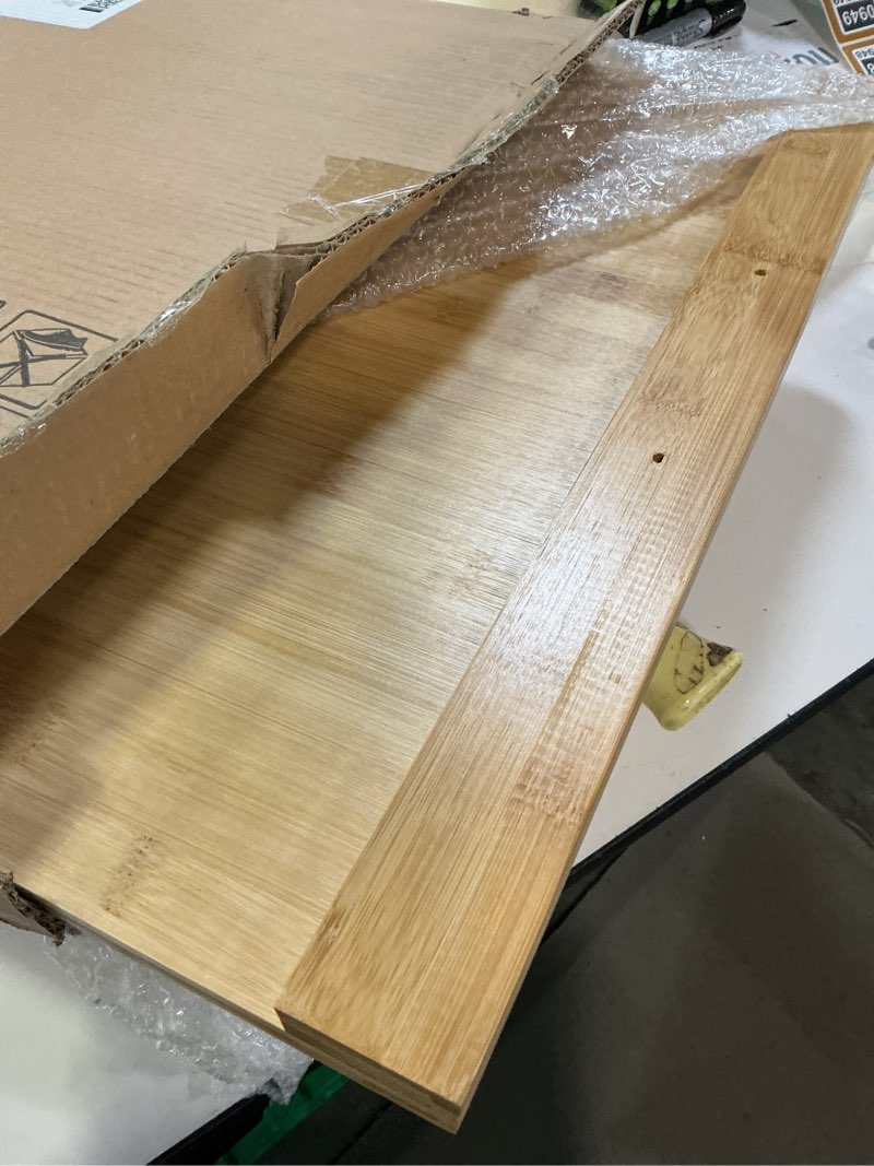 Condition photo showing Good Condition for spaceaid noodle board stove kitchen cover with handles, top covers for gas burners and electric stove, oven decor accessories wood tray for countertop, natural bamboo 29.5"w x 22"d x 2.1"h natural bamboo
