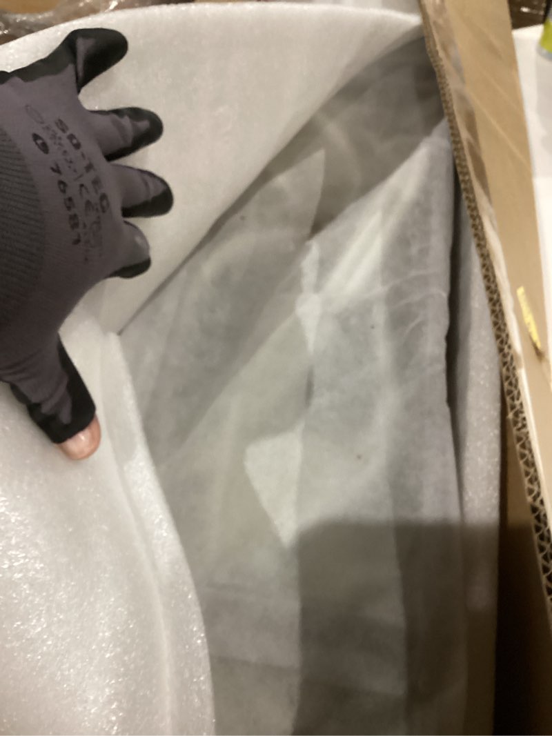 Condition photo showing As Is for Shower Panel System, Multi-Function Shower Tower With 5 Body Spray, 5 Handheld Settings & Shelf, Rainfall + Waterfall Shower Head Brushed