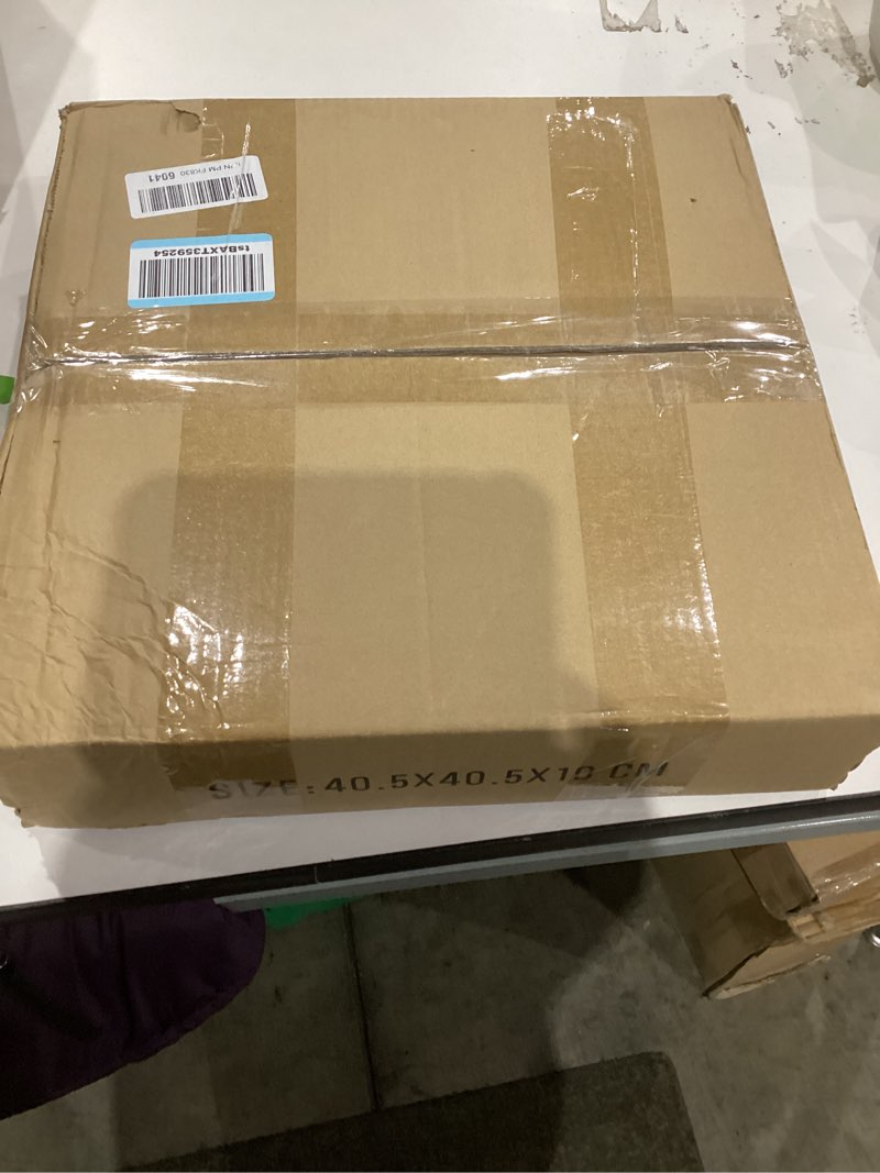 Condition photo showing New/Like New for Wooden Cube Display Pedestal Stand 15 x 15 x 12 Inch Riser Column Pillar Easy Assembly Required for Home Store Party Event Decor Window