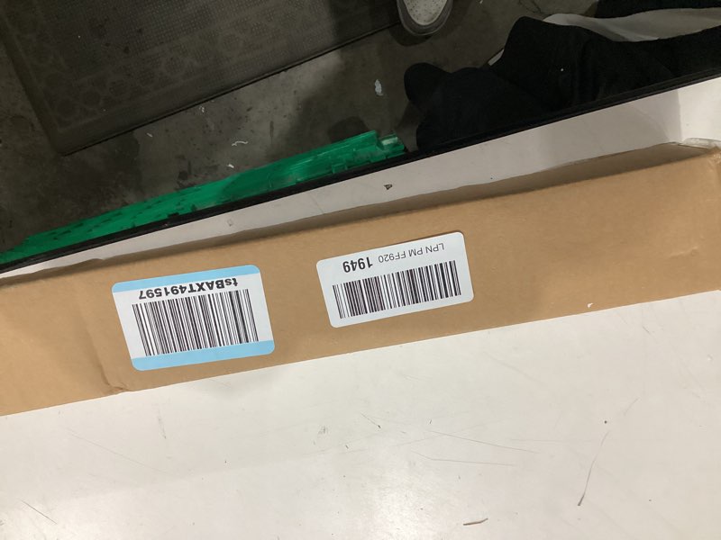 Condition photo showing As Is for Ivilon Tension Curtain Rod - Spring Tension Rod for Windows or Shower, 36 to 54 Inch. Chrome 36" to 54" Chrome