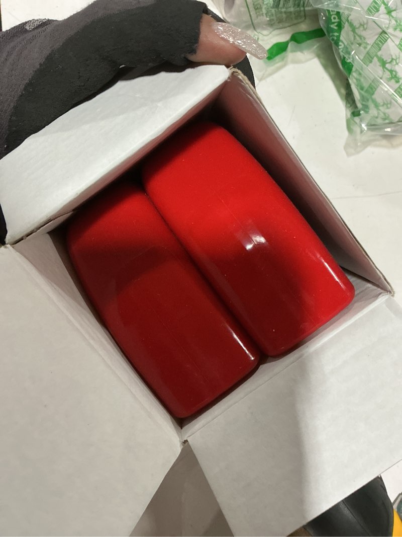 Condition photo showing Good Condition for custom tow hook covers fits for 2019-2025 ram 2500/3500,tow hitch cover car tow hooks compatible with dodge ram 2500 and ram 3500 accessories 2019-2025 (red)