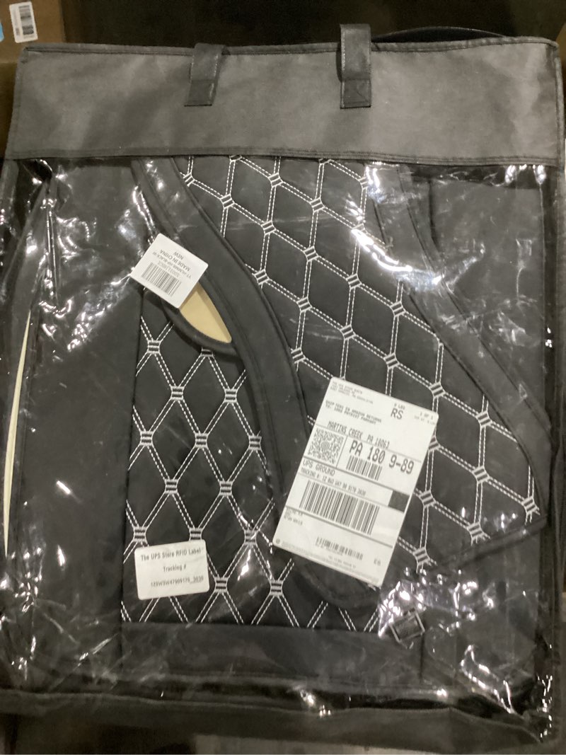 Condition photo showing New/Like New for Aierxuan Jeep Wrangler JK JL 4-Door Back Seat Covers Custom Fit 2007-2026 Unlimited Rubicon 392 Sahara Willys Sport High Altitude 4X4 Truck Pickup Waterproof Leather(Rear Seat/Black-W)