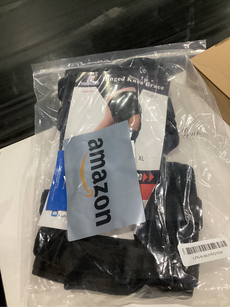 Condition photo showing Good Condition for 16inch Tall Hinged Knee Brace with Side stabilizers, with 4 Compression Straps,2 Removable Metal Hinges,Knee Support for ACL, MCL, Meniscus Tear, Arthritis, Tendon Pain,Knee Brace Women and Men X-Large Upgrade Version