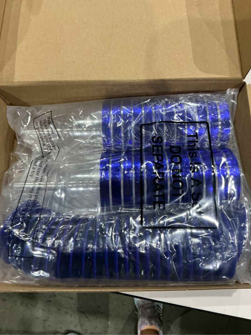 Condition photo showing Good Condition for jingmore 48 pcs/24 set blue 2026 graduation candy champagne flutes 9 oz congrats grad party favor rimmed toast wine cups with grad caps tassels plastic disposable jar boxes for table centerpiece gift stemmed goblet blue 6 oz