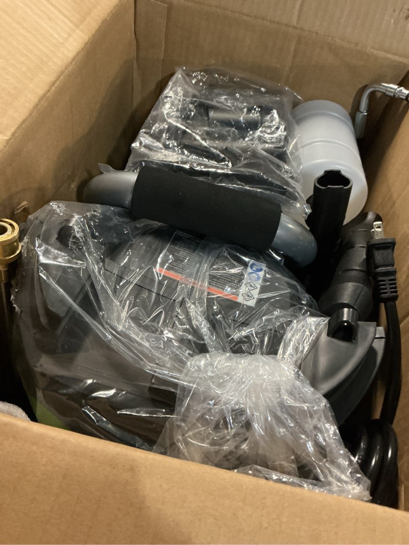 Condition photo showing Good Condition for Pressure Washer, 5000PSI Max Power Washer with 500ML Foam Cannon, High Pressure Cleaning Machine with 4 Connect Nozzles for Cars Patio Driveways Home