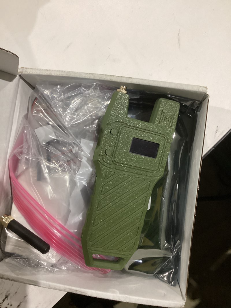 Condition photo showing As Is for 2Pcs ESP32 LoRa V4 Development Board +GPS Version +3000mAh Battery + Case Carrying ESP32-S3R2 SX1262 With 915 MHz Antenna WiFi Bluetooth 0.96” OLED LoRa V4 Devices for Ar duino LoRawan IOT (N39,Green) 2 Set (Board+Battery+case)-Green