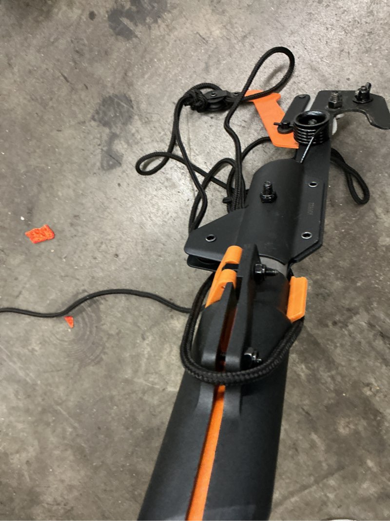 Condition photo showing As Is for fiskars power-lever 14-ft fiberglass pole pruner