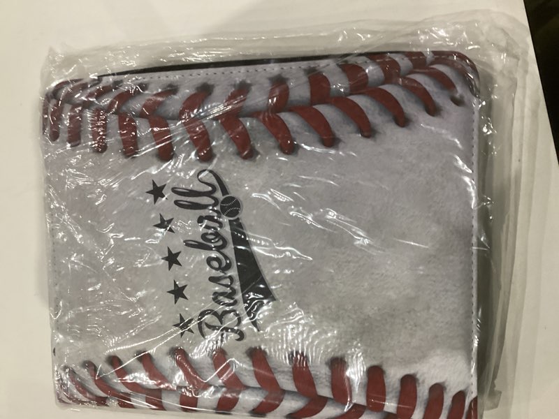 Condition photo showing New/Like New for 900 Pockets Baseball Card Binder, 9 Pocket Sports Card Binder with Zipper with 50 Removable Baseball Card Sleeves, Fit for Trading Cards 900 slots HY06-BASEBALL-900