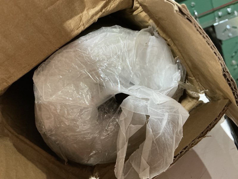 Condition photo showing As Is for Nisorpa Solid Rubber Roll Sheet 3.3x9.8ft Neoprene Rubber Rolls 1/8" Thick Heavy Duty Sealing Rubber Strip Silicone Heatproof Oil Waterproof Rubber Mats for Garage Sound-Proof Floor DIY Gasket Shock