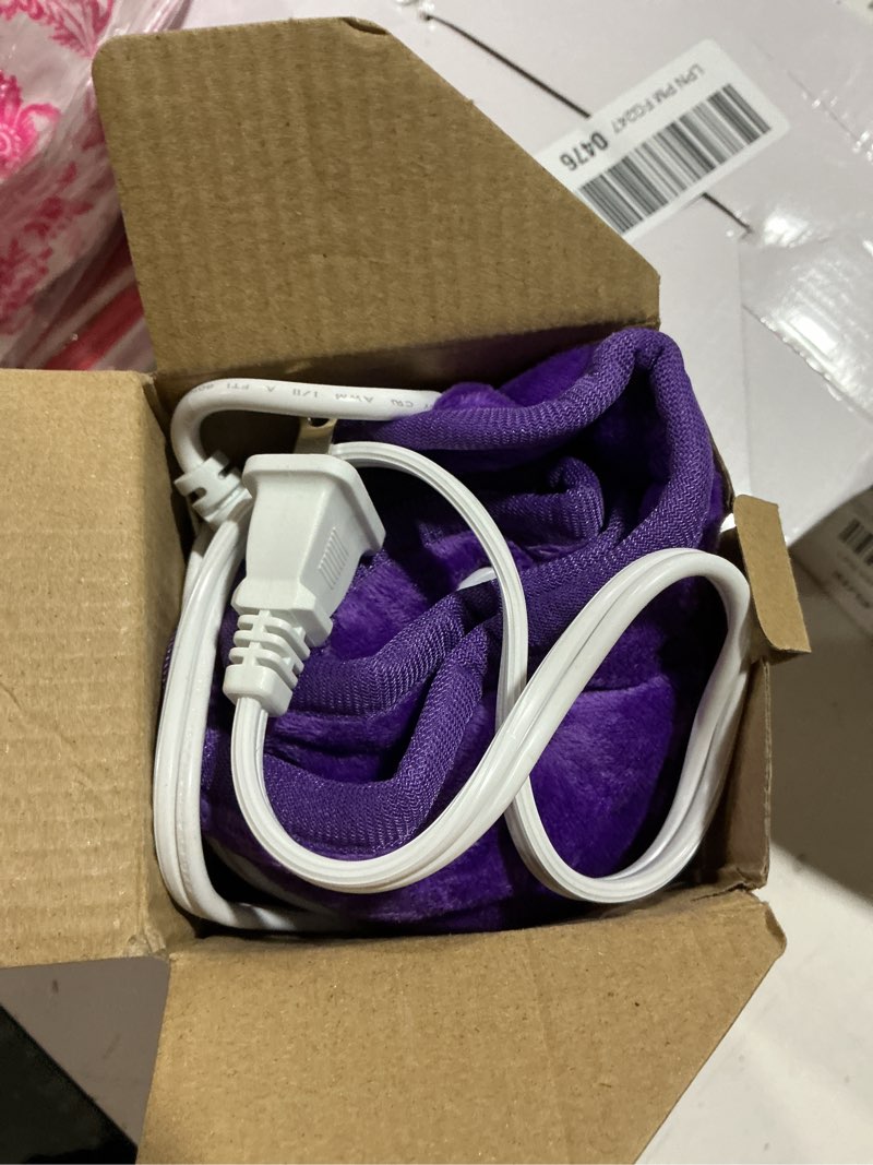 Condition photo showing Good Condition for Deepsoon Heating Pad,Electric Heating Pads for Back,Neck,Abdomen,Moist Heating Pad for Shoulder,Knee,Arms,Legs,Dry/Moist Heat & Auto Shut Off,Christmas Gifts for Men and Women,Dark Purple,24x12 Inch Dark Purple 24x12 Inch