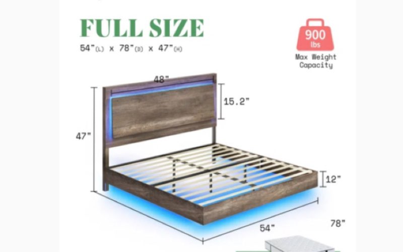 Full Size” Bed Frame, 