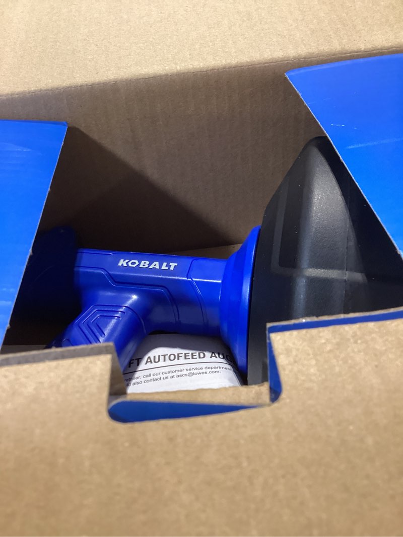 Condition photo showing As Is for kobalt 1/4-in x 25-ft high carbon wire hand auger for drain