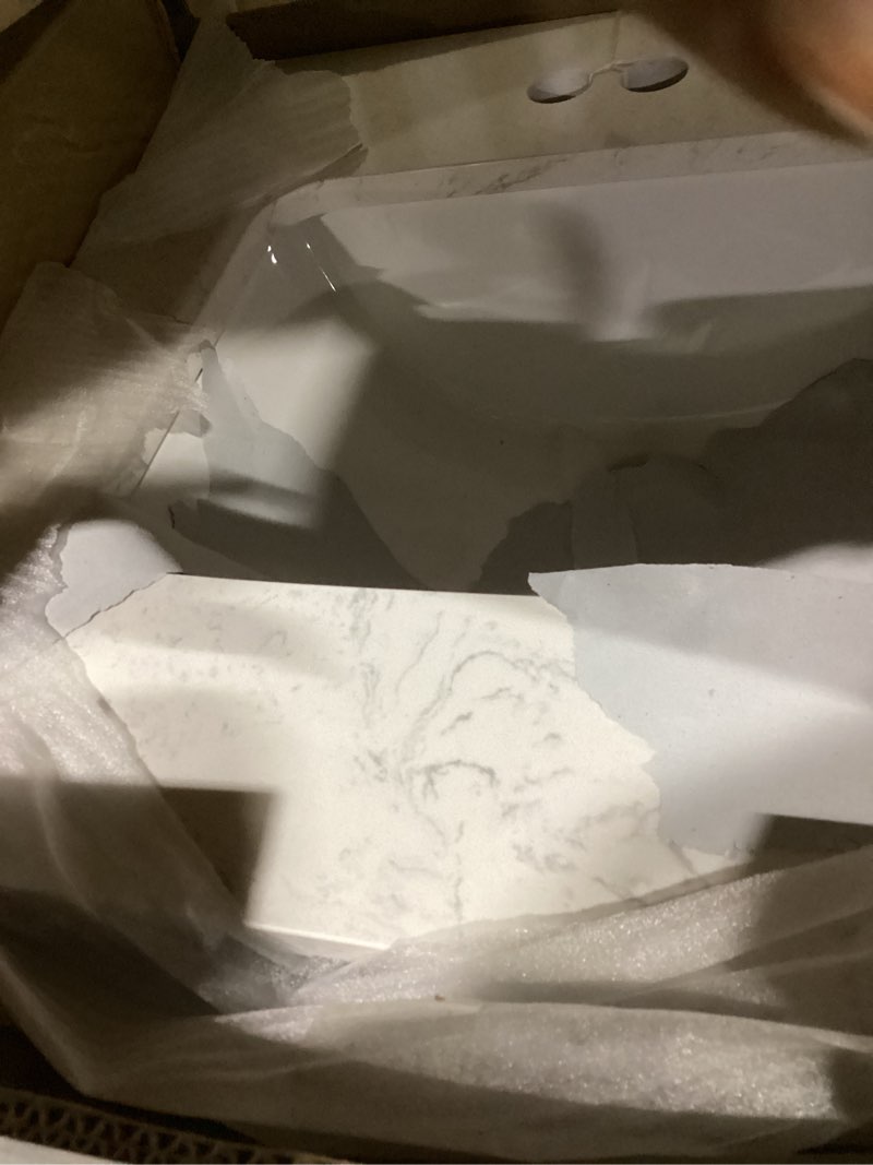 allen + roth crest hill 24-in white undermount single sink bathroom vanity with engineered