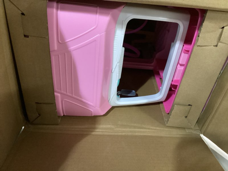 Condition photo showing Good Condition for Barbie Camper, Doll Playset with 50 Accessories, Transforms into Truck, Boat & House, Includes Pool, 3-in-1 Dream Camper (Amazon Exclusive)