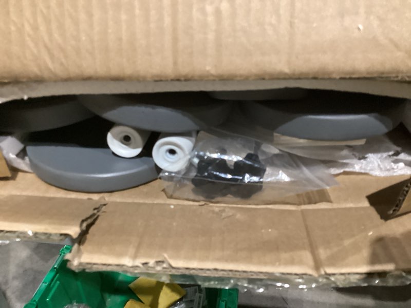 Condition photo showing Good Condition for Foldable Toddler Tower, Toddler Kitchen Stool Helper with Safety Net, Wooden Kitchen Step Stool for Toddlers with Adjustable Height, Standing Tower for Learning and Cooking(Blue)