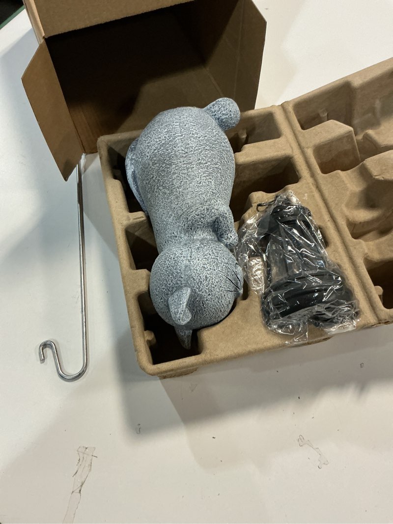 Condition photo showing Good Condition for Qeeman Garden Decor Statues: Mothers Day Birthday for Mom Grandma Women Sister Wife Lady Lover - Front Patio Balcony Yard Art Lawn Ornaments Porch Outdoor Outside Decorations (Cat)