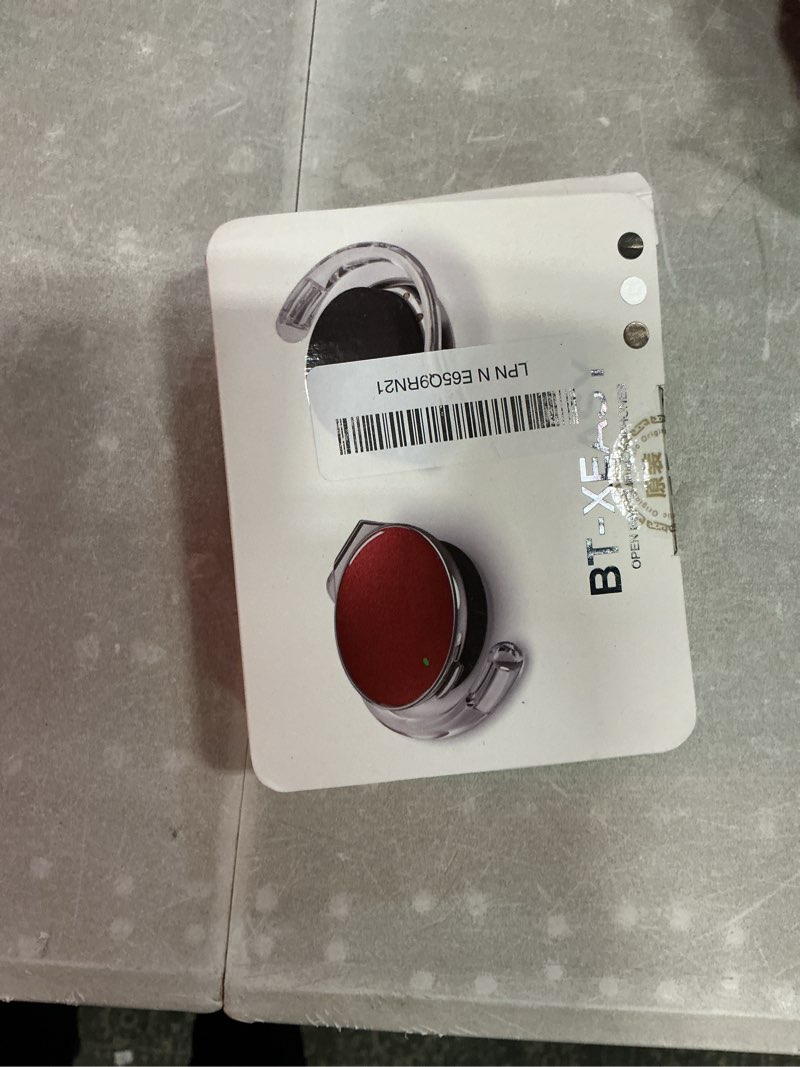 Condition photo showing New/Like New for micool open ear headphones bluetooth 5.4, sport on ear headphones wireless, water-drop shaped noise cancelling clip on headset bluetooth with long battery life, comfort fit 4 microphones earphones shiny black-silver