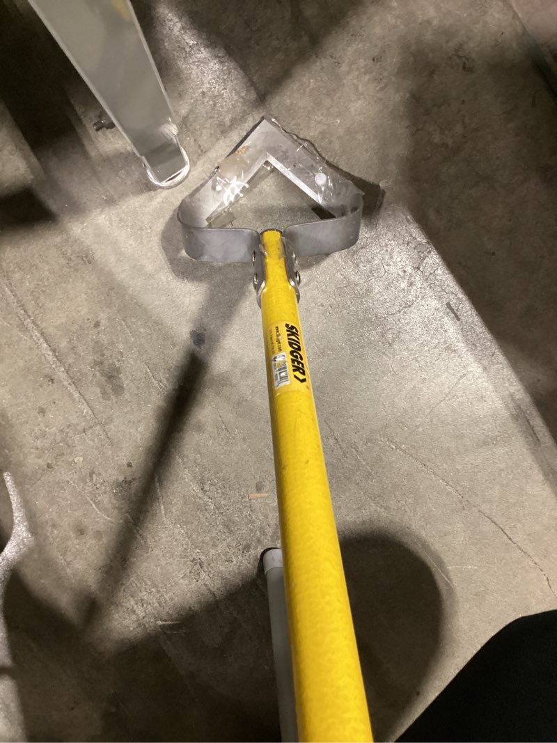 Condition photo showing As Is for skidger 54-in fiberglass -handle scuffle hoe