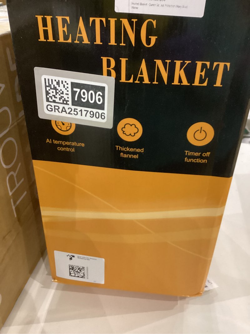 Condition photo showing Good Condition for Heated Blanket - Queen Size Electric Blanket 84" x 90" Soft Flannel Heating Blanket with 10 Time Set