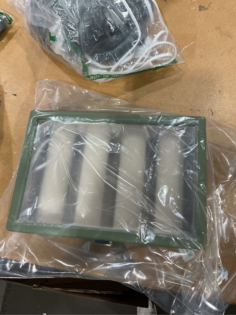 Condition photo showing New/Like New for bracelets organizer rods bangles display holder, clear see through lid leather velvet jewelry green storage box case for women, 4 rods black leather green- 4 rods