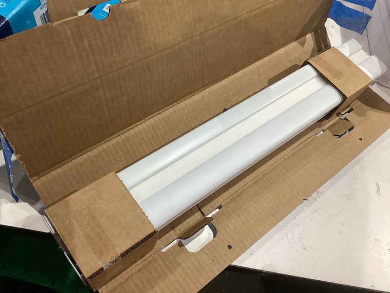 Condition photo showing As Is for levolor 24-in x 72-in snow light filtering cordless cellular shade