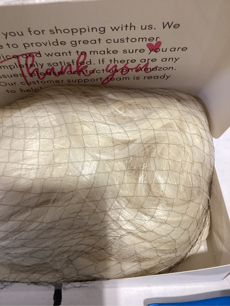 Condition photo showing Good Condition for morvally Women Blonde Braided Ponytail Wig for Princess Cosplay Costume Halloween