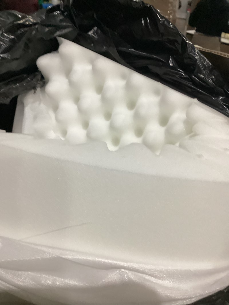 Condition photo showing As Is for Bedsure L Plus Orthopedic Dog Bed for Large Dogs - Waterproof Dog Cat Bed, L Plus Big Comfort Dogs Couch Sofa with Washable Removable Cover, Pet Bed with Nonskid Bottom, Boreal Canopy Green, 38" 38"L x 28"W x 6.5"Th Dark Green