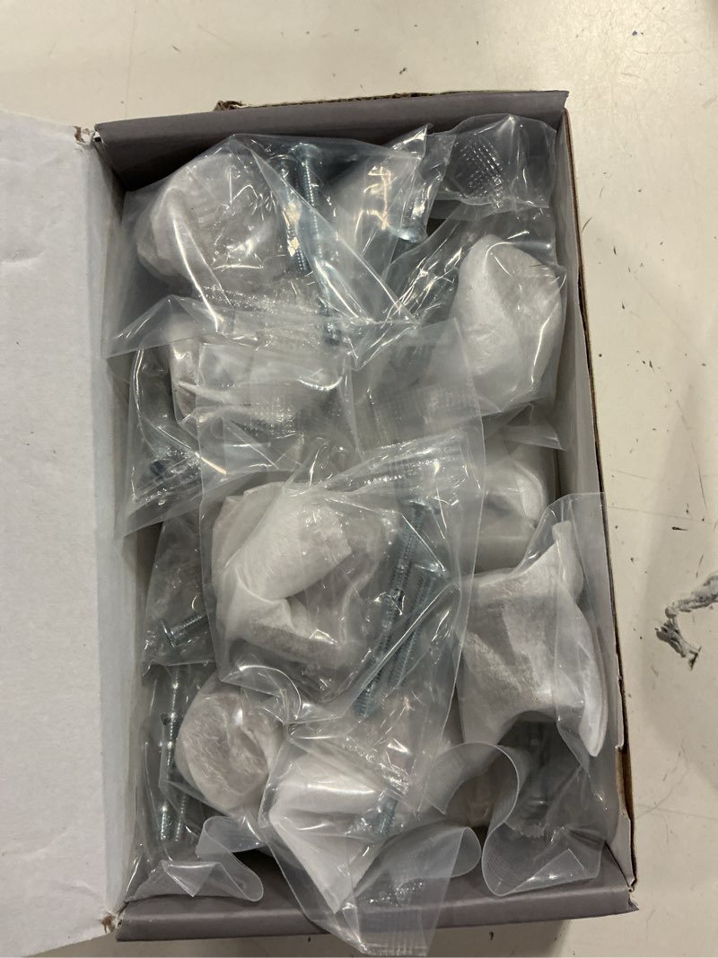 Condition photo showing New/Like New for amerdeco 10 pack brushed satin nickel cabinet knobs 1.2" | single hole cabinet pulls round kitchen cabinet knobs drawer knobs dresser knobs and pulls for bathroom cabinets zh0051