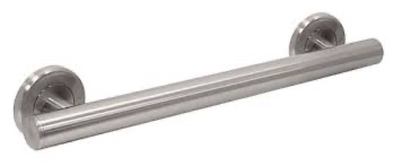 Gatco 853 Latitude II 18-Inch Grab Bar, Stainless Steel