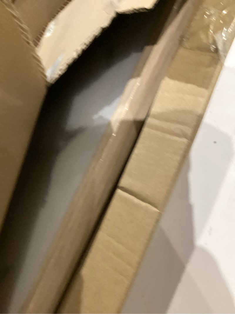 Condition photo showing As Is for Yaetm 4x6 Oak Picture Frame, Natural Solid Oak Wood 4 x 6 Frame with Tempered Glass, Tabletop & Wall mount, Single 4x6 - 1 pack Oak