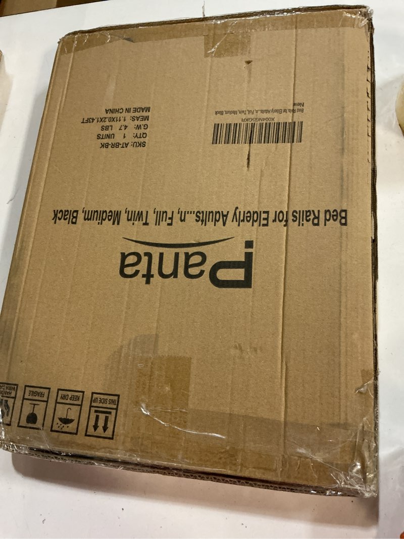 Condition photo showing New/Like New for Bed Rails for Elderly Adults, Adjustable Bed Assist Bar for Seniors, Medical Bed Safety Rail with Storage Bag and Fixing Strap, Portable Bed Cane Fit King, Queen, Full, Twin, Medium, Black