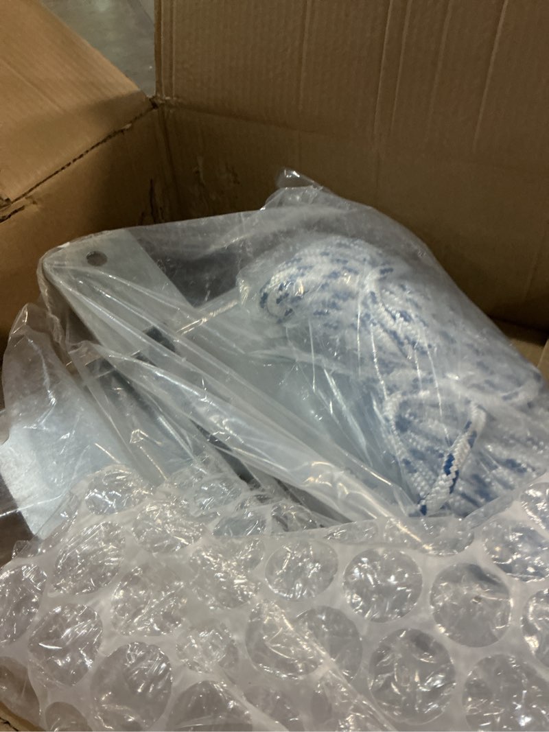 Condition photo showing Good Condition for young marine galvanized fluke style anchor kit includes galvanized fluke anchor, rope, shackles, chain 8lb 10lb 13lb for boat 20-32ft, 13 lb