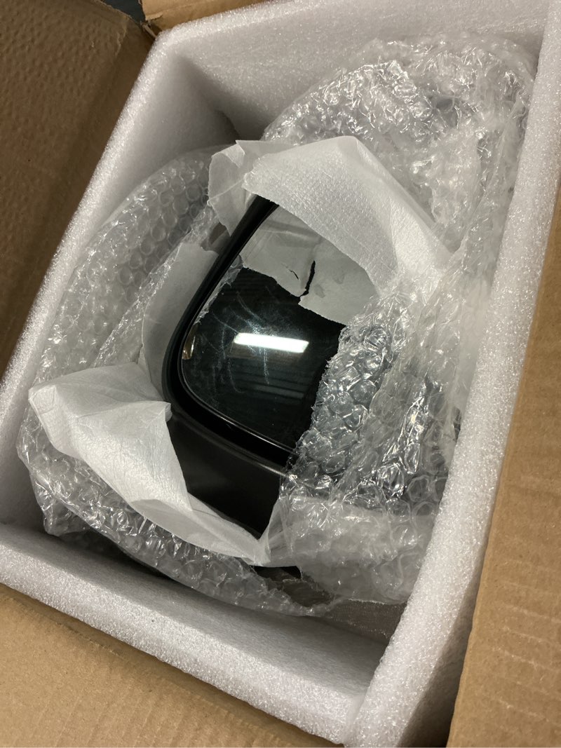 Condition photo showing Good Condition for left driver side mirror compatible with 2016-2022 lexus rx350 rx450h 2018-2022 rx350l rx450hl with power folding heated blind spot turn signal mirror memory black replace#87940-0e251(15pins) l-15pins 2016-2022 black