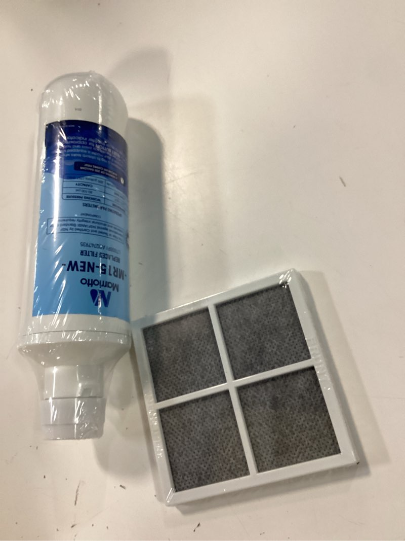 Condition photo showing New/Like New for marriotto water filter lt1000pc replacement for refrigerator and lt120f adq73334008 fresh air filter, compatible with lt1000p/pc/pcs, lt1000pc,lt-1000pc, mdj64844601, adq747935 adq74793504 3+3 count
