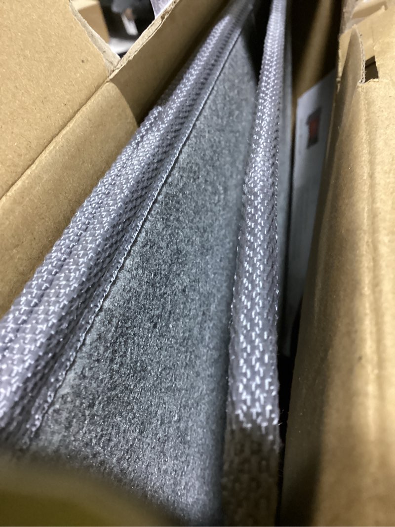 Condition photo showing As Is for Under Desk Leg Warmer with Blanket, Foldable Space Heater with Timer & Thermostat, Electric Foot Heater Panel for Indoor Use, Quiet & Small Space Foot Warmer for Office & Home, 3-Fold