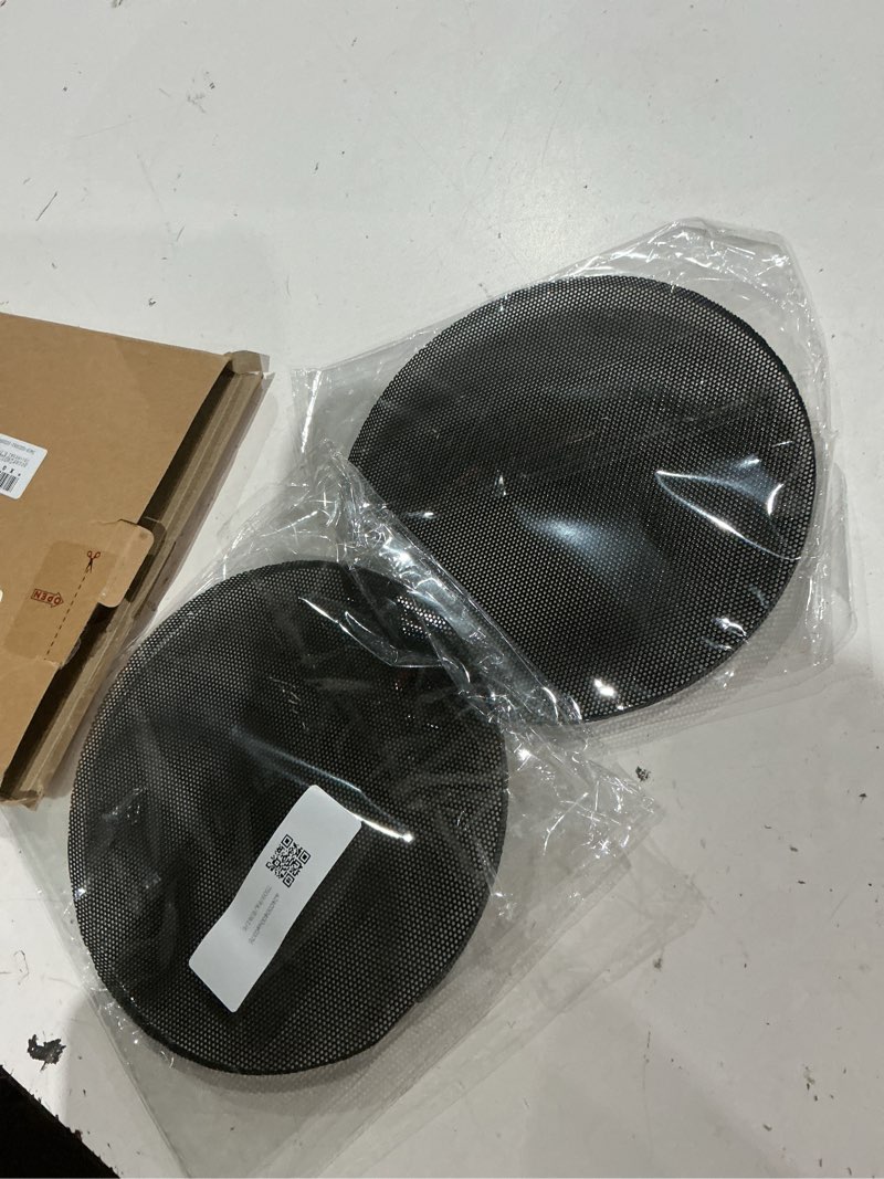 Condition photo showing Good Condition for acropix universal 6.5 inch speaker grills mesh for audio subwoofer 173x6.5mm grille without frame black - pack of 2 173mm
