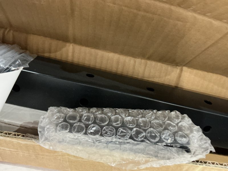 Condition photo showing Good Condition for cke t-drilled corner post cable railing, three sides t-drilled 36" cable railing corner post (post 35"x2"x2") with cable grommets, 90° black finish stainless steel corner post for indoor outdoor, cp02 36" t corner post
